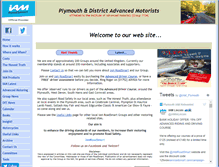Tablet Screenshot of plymouthadvancedmotorists.org.uk